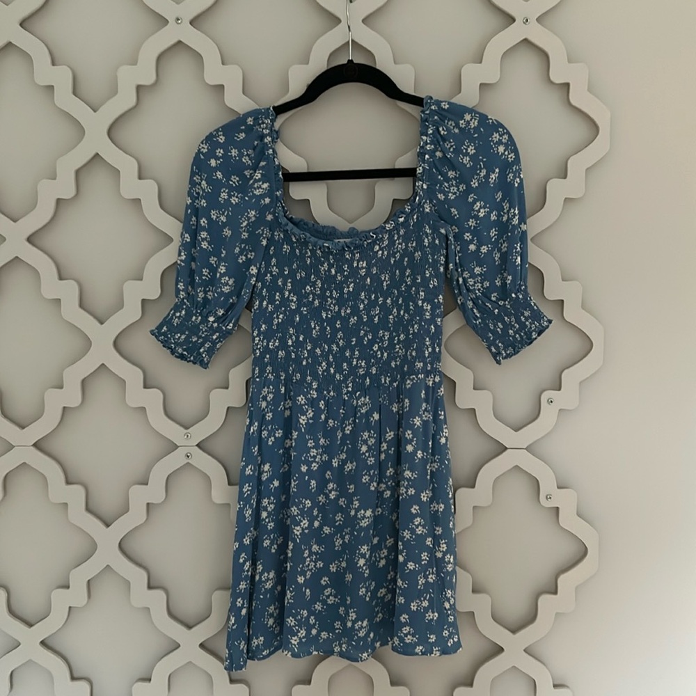 Reformation blue dress